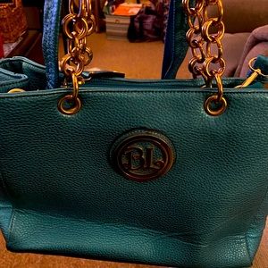 Designer purse teal
